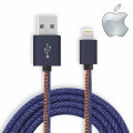 Cabo de Dados USB para iPhone Jeans 3.0A X-Cell