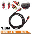 Cabo HDMI x HDMI - 1,8 Metros - Versão 1.4 - 3D