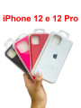 Capa Silicone - iPhone 12 e 12 Pro - Cores Sortidas