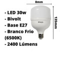 Lâmpada Led 30W Galaxy - 6500K