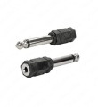 Adaptador Plug P10 Macho (Mono) x P2 Femea