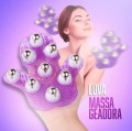 Massageador Luva com 9 Esferas - Cores Sortidas