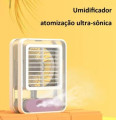 Ventilador Umidificador 2x1 - Cores Sortidas