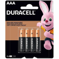 Pilha Alcalina Duracell - 4 unidades AAA