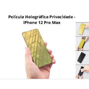 Película Holográfica Privacidade - iPhone 12 Pro Max