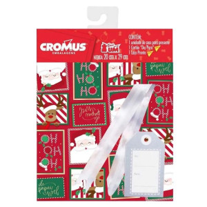 Kit embalagem para presente 20 x 29cm M2 - Cromus