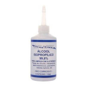 Álcool Isopropílico / Isopropanol 99,8% Implastec 110ml com Bico