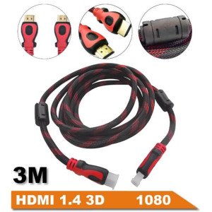 Cabo HDMI x HDMI - 3 Metros - Versão 1.4 - 3D 