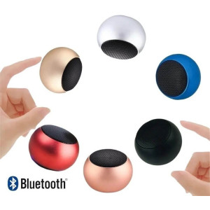 Mini Caixa de Som com Bluetooth - Cores Sortidas