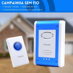 Campainha Sem Fio Wireless SD-171A