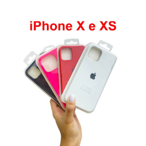 Capa Silicone - iPhone X e XS - Cores Sortidas