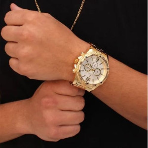 Relógio Masculino Dourado - Cores Sortidas