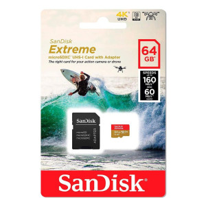 Cartão de Memória 64GB - Sandisk Extreme 