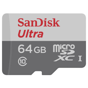 Cartão de Memória 64GB - Sandisk Ultra - Classe 10