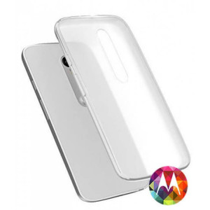 3x Capas TPU Transparente para Motorola Moto One Macro
