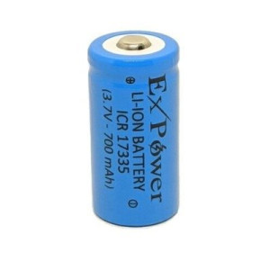 Bateria para Lanterna Recarregavel - CR123 (Sem Embalagem)