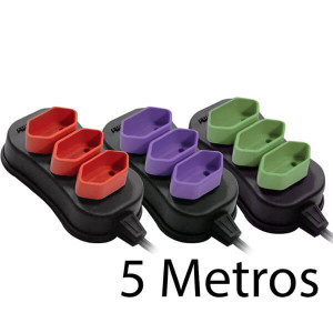 Extensão Elétrica 5 Metros - Cores Sortidas