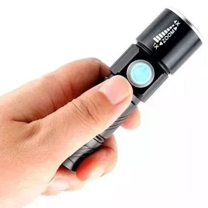 Mini Lanterna LED Alumínio USB
