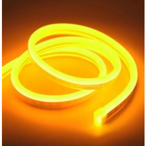Fita LED Neon Amarela Flexível 