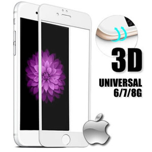 Película de Vidro 3D para iPhone 6/7/8G
