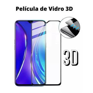 3x Película Vidro 3D - Xiaomi Redmi Note 8