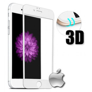 Película de Vidro 3D para iPhone 7/8G Plus - Cor Branca