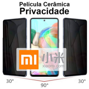 Pelicula Cerâmica Privacidade - Xiaomi Mi 10A