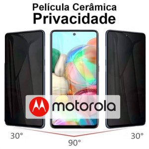 Pelicula Cerâmica Privacidade - Motorola E7 Power