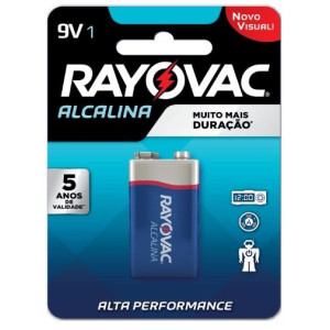 Bateria Alcalina 9V - Rayovac
